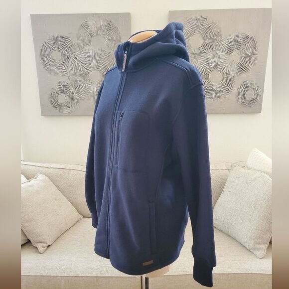 Smith's Workwear Sherpa-Lined Hooded Thermal Shirt Jacket Sz L - Picture 7 of 13